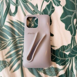 RHODE Light Gray Phone Case with Grip